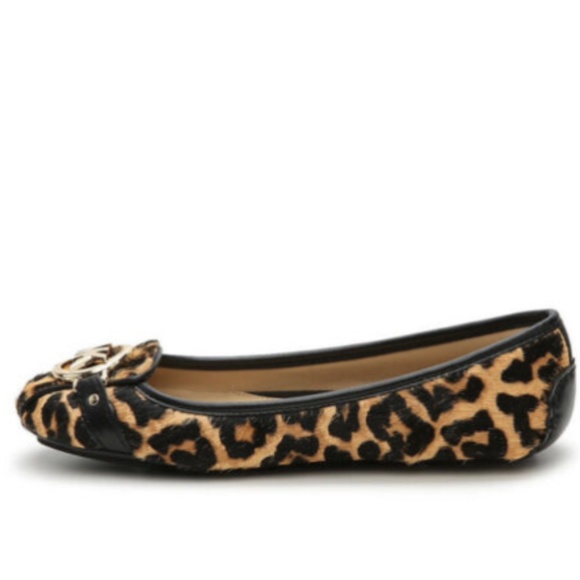 NIB Michael Kors Fulton Calf Hair Flats 45F6FUFR2H - Picture 2 of 11